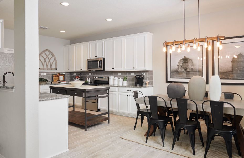 Open Kitchen and Dining Area