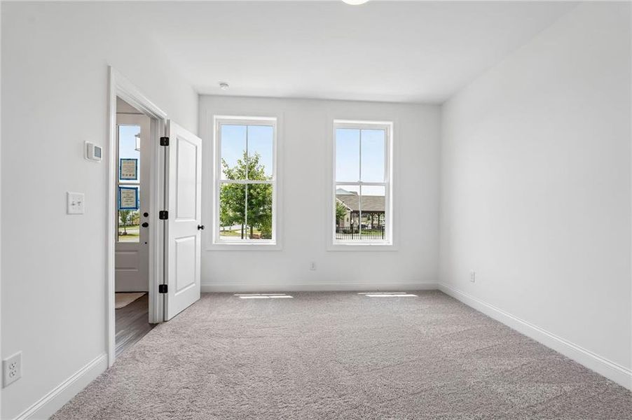 Spacious, unfurnished interior of a new home in Millcroft Townhomes, Buford (Image 50). Spacious, unfurnished interior of a new home in Millcroft Townhomes, Buford (Image 50).
