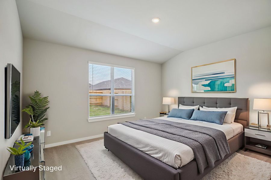 Furnished interior view inside a new home in Landing Meadows - Premier Series, New Caney (Image 5).