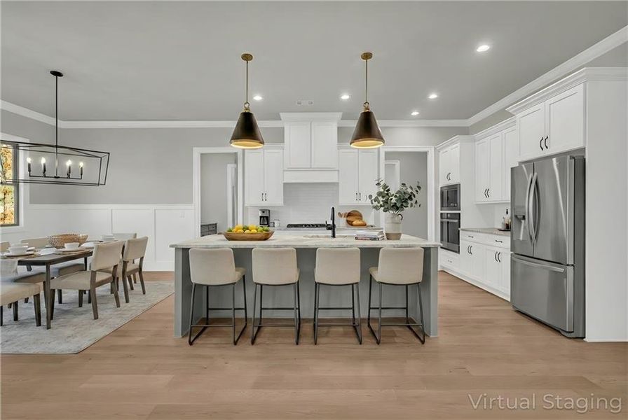 Furnished interior view inside a new home in , Gainesville (Image 20).
