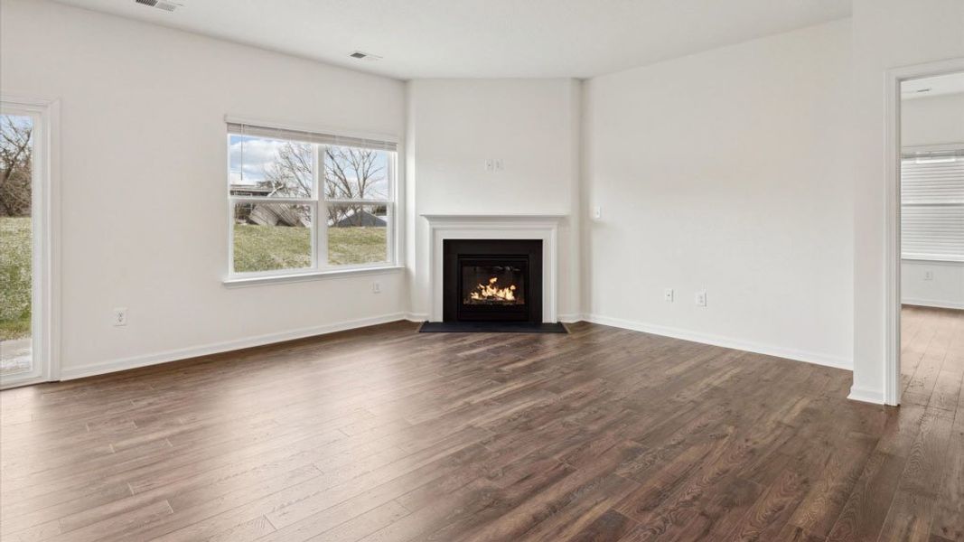 Representative unfurnished interior of a home built from the Fairview by D.R. Horton in Keebler Meadows, Johnson City (Image 10).