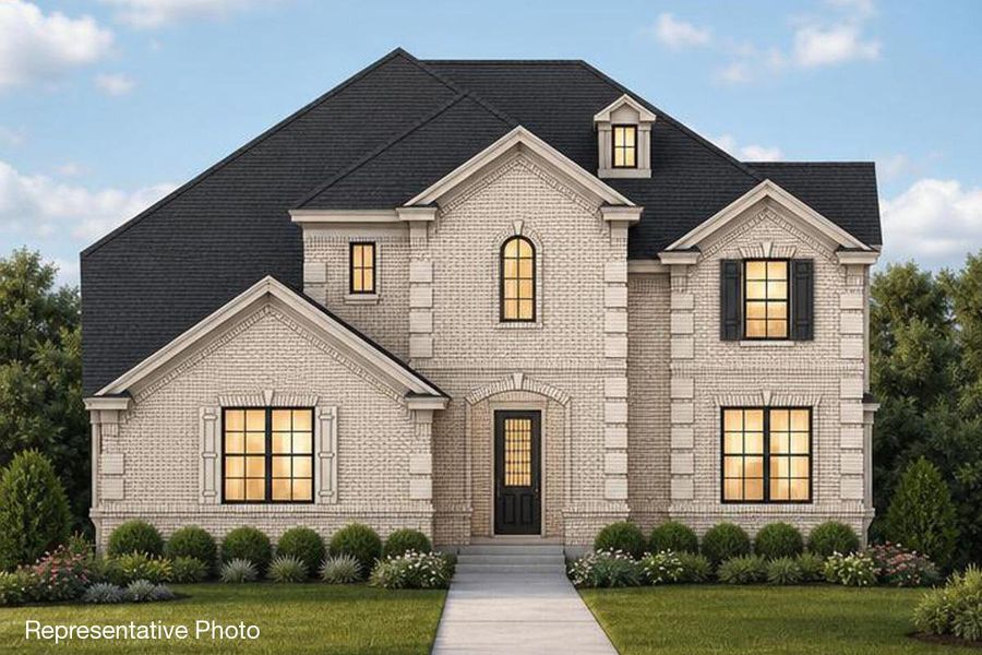 Representative exterior photo of a completed home built from the Grandview by Grand Homes in Grand Estates of Anna, Anna, TX (Image 18). Representative exterior photo of a completed home built from the Grandview by Grand Homes in Grand Estates of Anna, Anna, TX (Image 18).