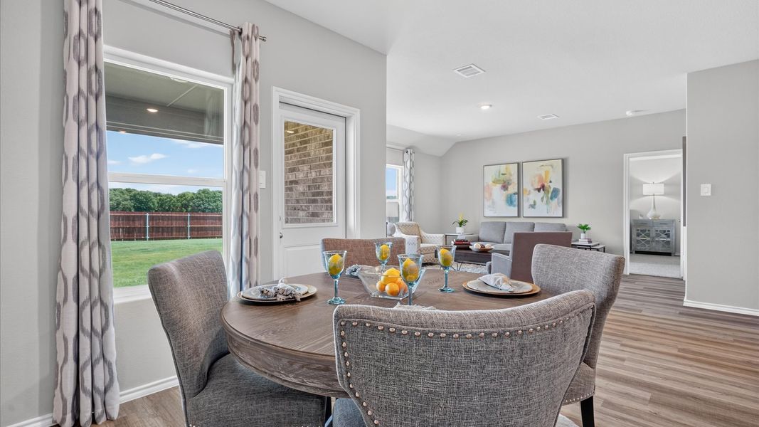 Furnished interior view inside a new home in Townes Landing, Fort Worth (Image 17).