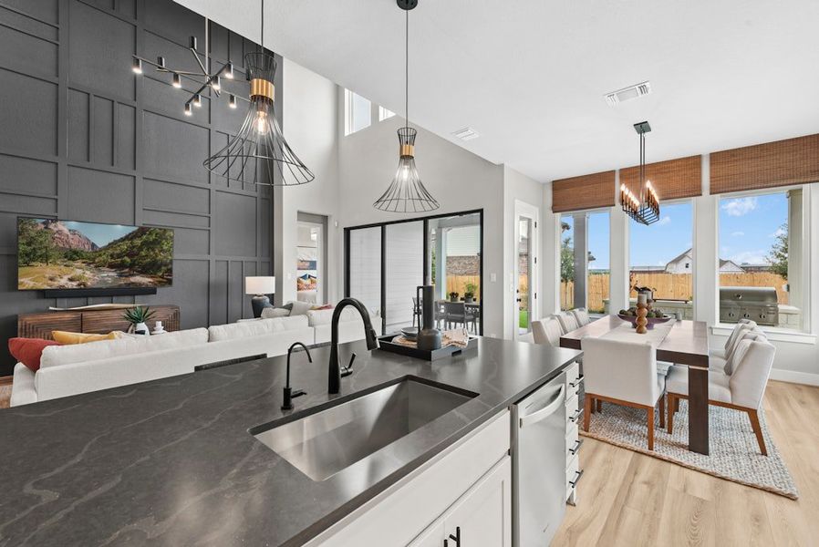 Representative furnished interior of a home built from the Oltorf by Scott Felder Homes in Foxbrook, Cibolo (Image 14).