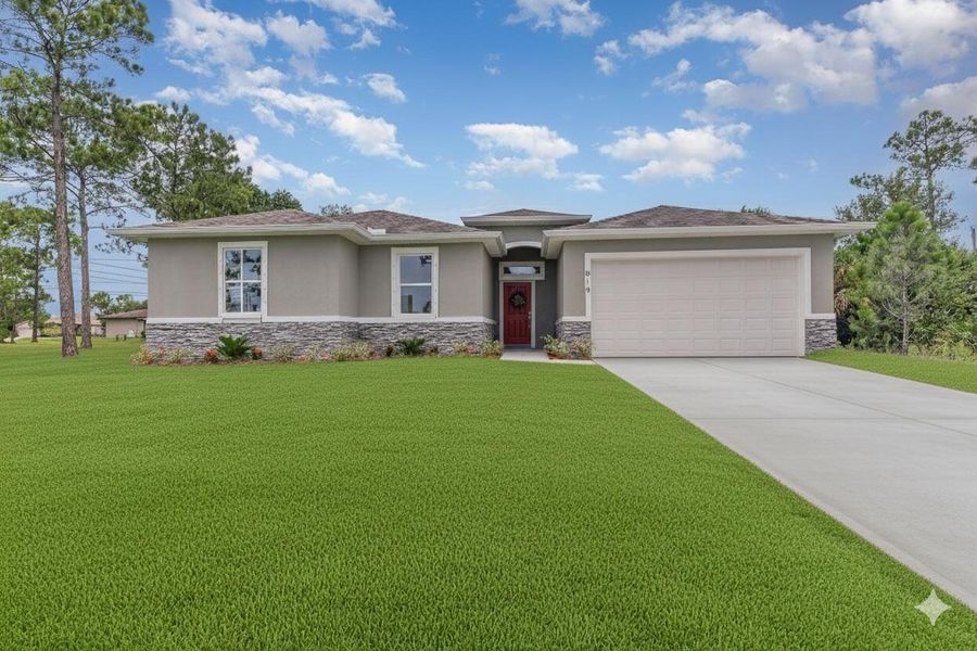 Exterior details and patio area of a home in , Palm Bay (Image 1).