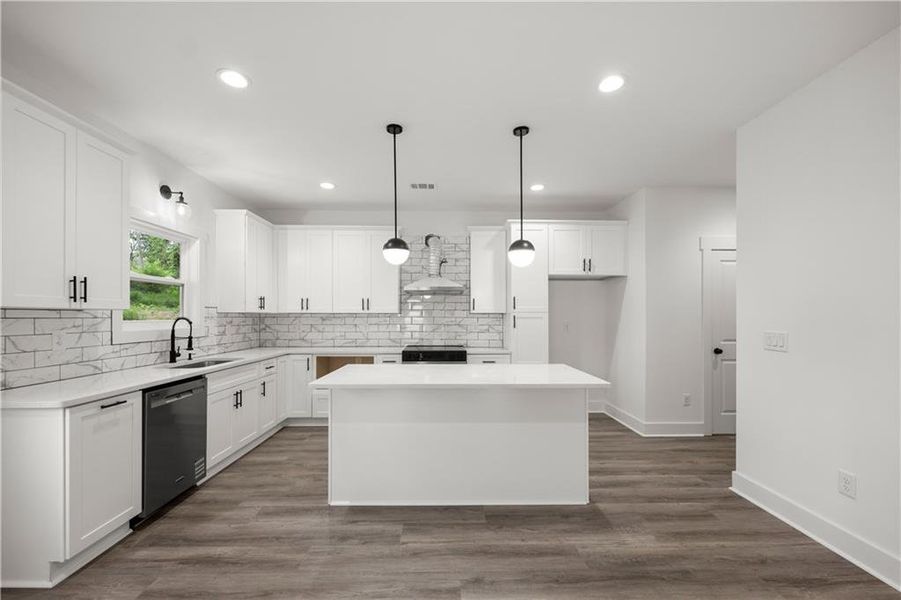 Furnished interior view inside a new home in , Clarkesville (Image 4). Furnished interior view inside a new home in , Clarkesville (Image 4).