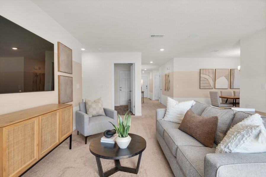Furnished interior view inside a new home in Salt Creek At Mexico Beach, Mexico Beach (Image 5).
