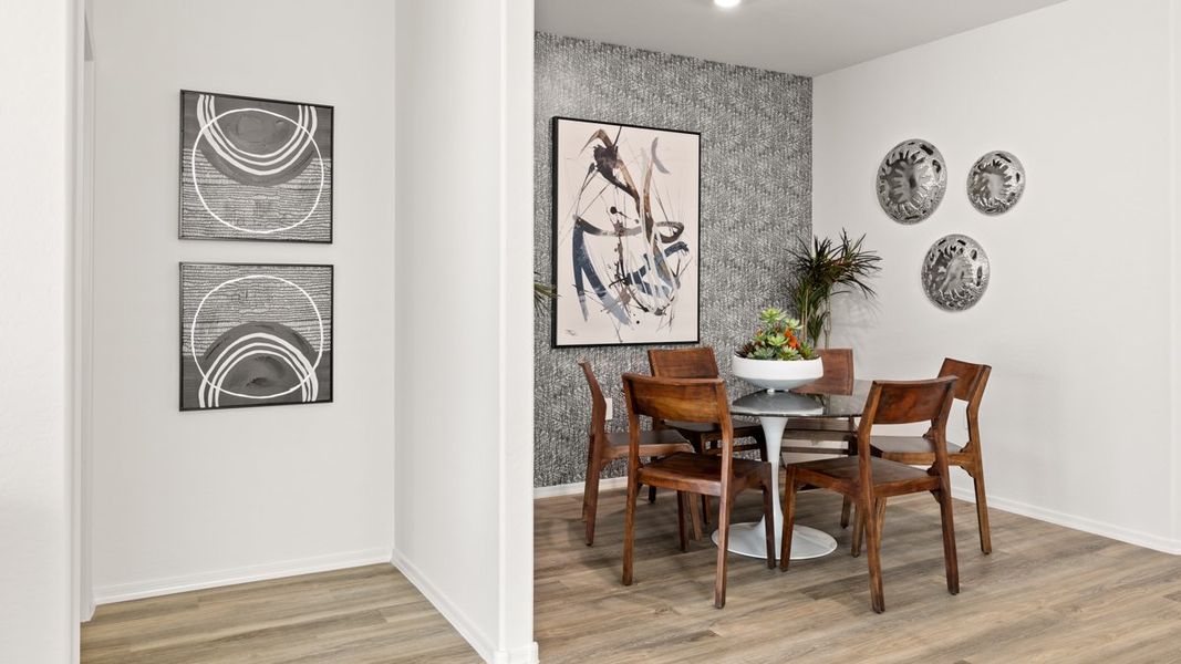 Furnished interior view inside a new home in Rio Rancho Estates, Wittmann (Image 9).
