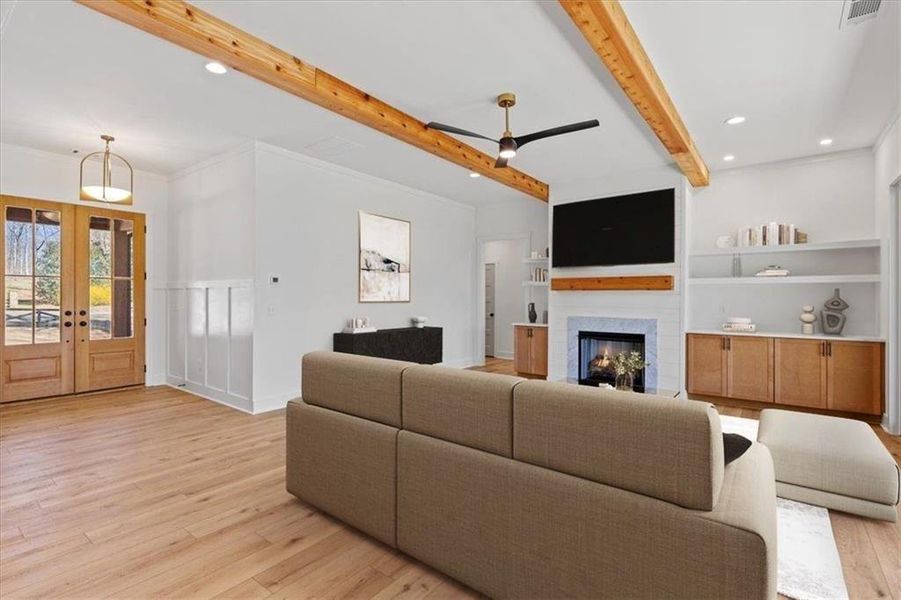 Furnished interior view inside a new home in , Gainesville (Image 16).