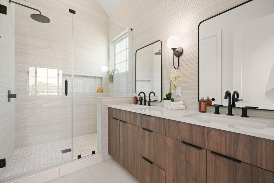 Furnished interior view inside a new home in , Austin (Image 10).