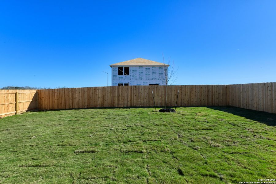 Exterior details and patio area of a home in The Arbors at the Wilder, Adkins (Image 19).