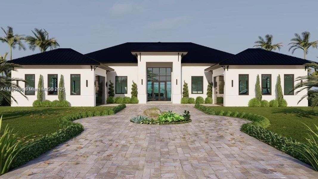 Front exterior of a new home in , Naples, FL, highlighting curb appeal (Image 1).