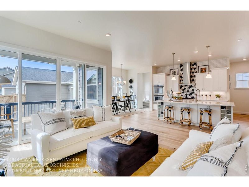 Furnished interior view inside a new home in , Boulder (Image 28). Furnished interior view inside a new home in , Boulder (Image 28).