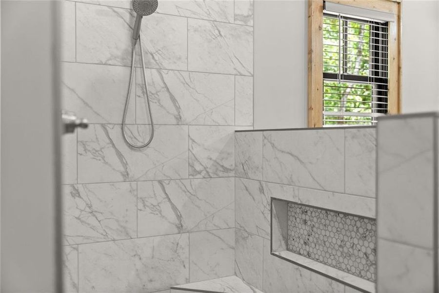Close-up of interior finishes inside a home in , Cleveland (Image 24).