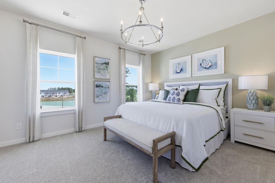 Furnished interior view inside a new home in , Summerville (Image 28).