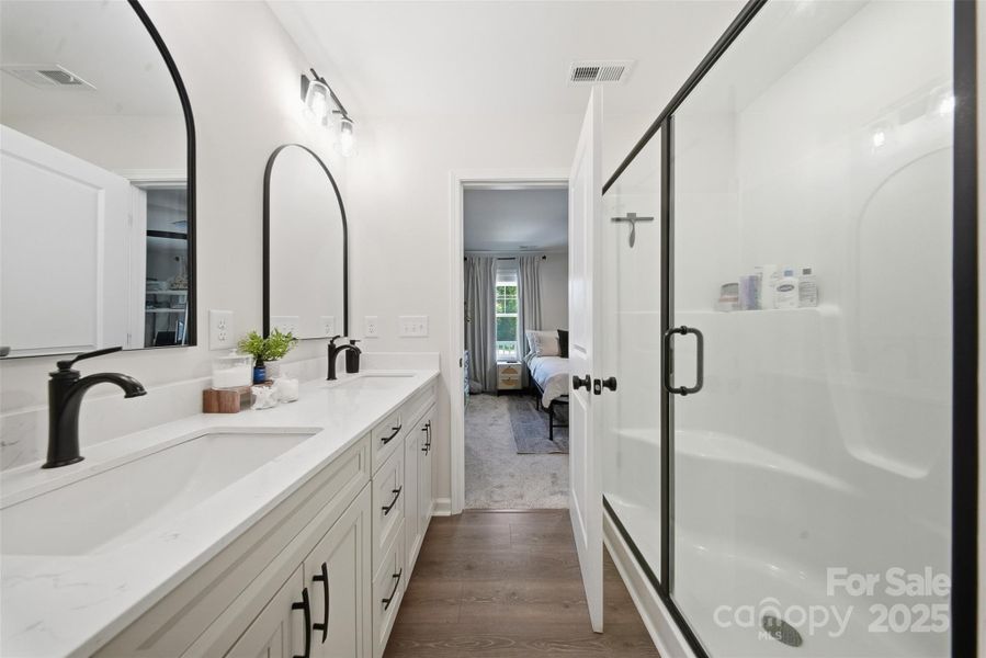 Furnished interior view inside a new home in , Belmont (Image 16). Furnished interior view inside a new home in , Belmont (Image 16).