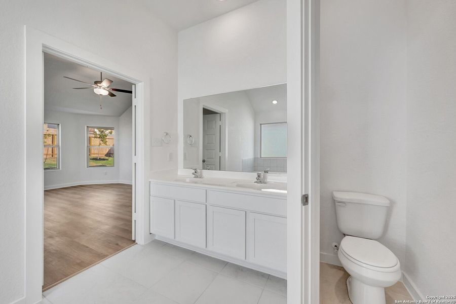 Furnished interior view inside a new home in Mesquite Ridge, San Antonio (Image 12).