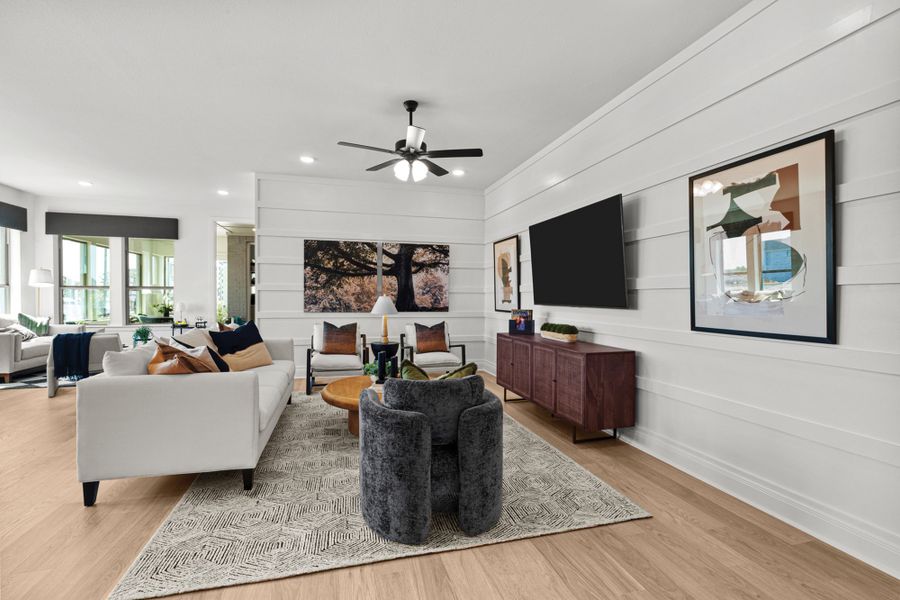 The Hambleton - Family Room The Hambleton - Family Room