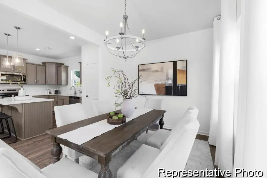 Furnished interior view inside a new home in Reeves Crossing, St. George (Image 6).