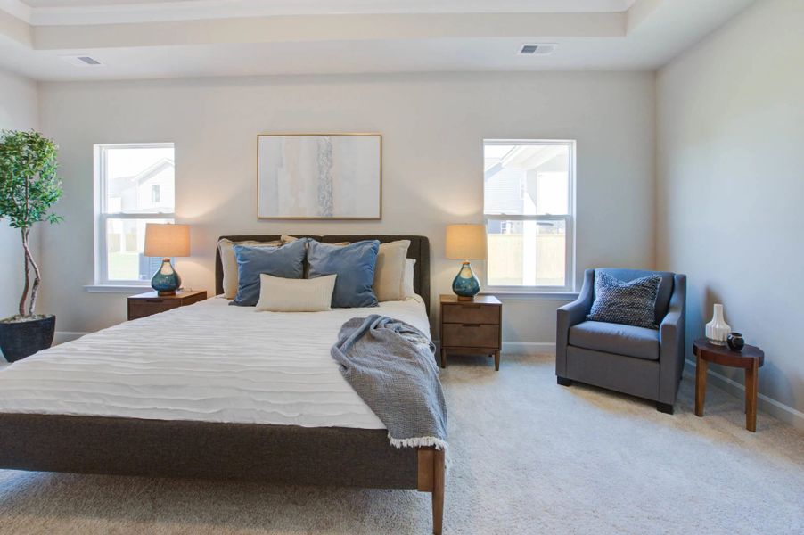 Representative furnished interior of a home built from the Harrison by Ashton Woods in Watson Hill, Summerville (Image 27).