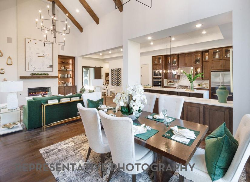 Furnished interior view inside a new home in Santa Rita Ranch, Liberty Hill (Image 22).