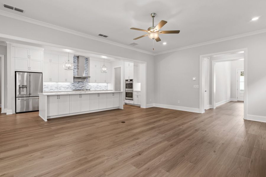 Representative unfurnished interior of a home built from the The Danville by The Providence Group in Bellwyn, Alpharetta (Image 36).