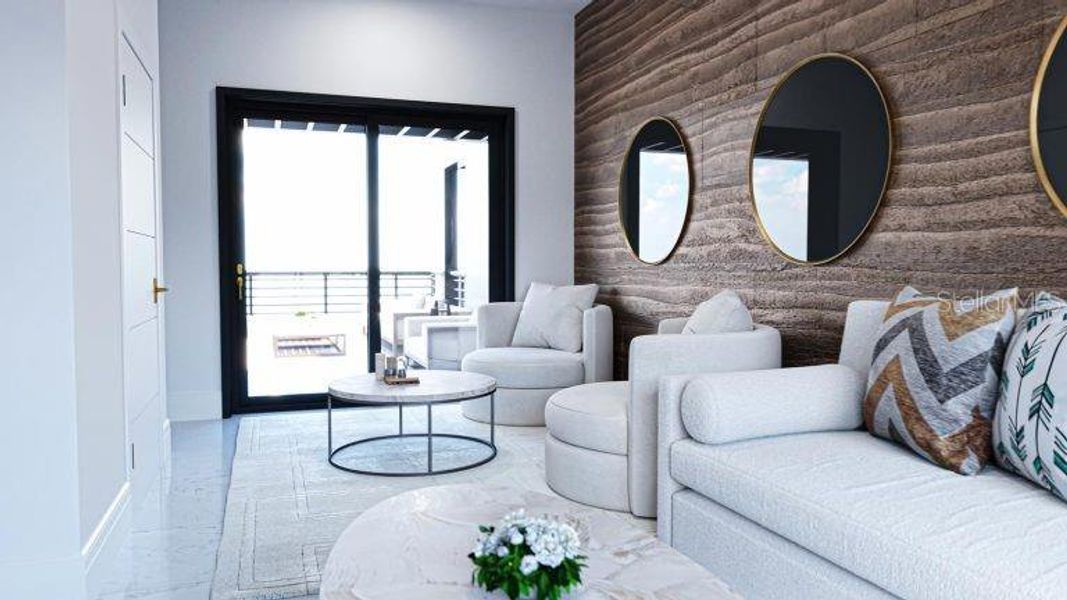 Furnished interior view inside a new home in , Ormond Beach (Image 3).