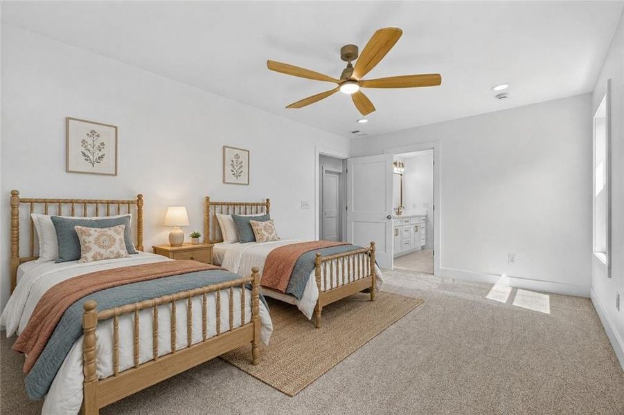 Furnished interior view inside a new home in , Rockmart (Image 6).