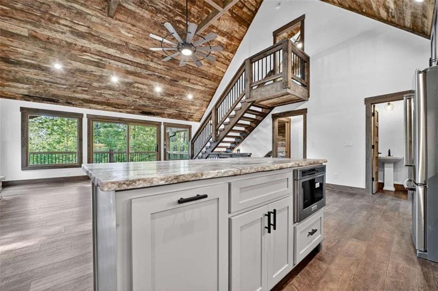 Furnished interior view inside a new home in , Blue Ridge (Image 10).