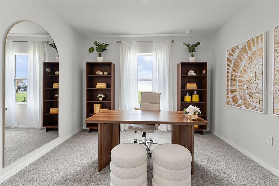 Furnished interior view inside a new home in , Winter Haven (Image 26).