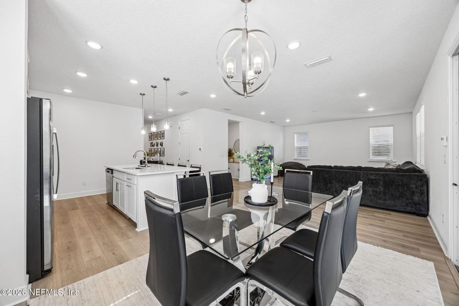 Furnished interior view inside a new home in Tributary, Yulee (Image 6).
