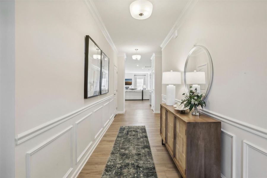 The Avondale- Foyer Area. Sample image for illustration; upgrades, options, and colors may vary.