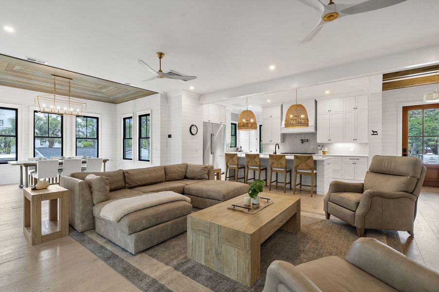 Furnished interior view inside a new home in , Isle Of Palms (Image 65). Furnished interior view inside a new home in , Isle Of Palms (Image 65).