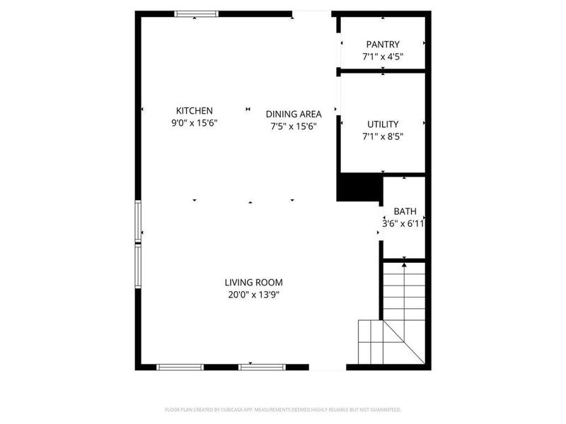2D floor plan layout of this home in , Winterville, GA (Image 6).