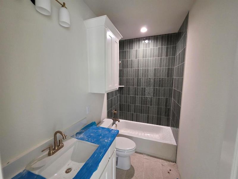 In-progress construction of a new home in Timberview Preserves, Weatherford, TX (Image 9).