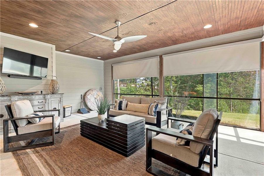 Furnished interior view inside a new home in , Newnan (Image 48).