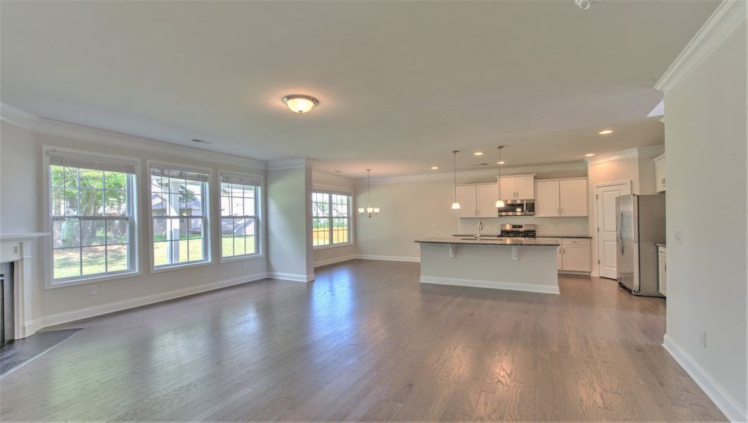 Spacious, unfurnished interior of a new home in Reserve at Tap Root Farms, Fletcher (Image 21). Spacious, unfurnished interior of a new home in Reserve at Tap Root Farms, Fletcher (Image 21).