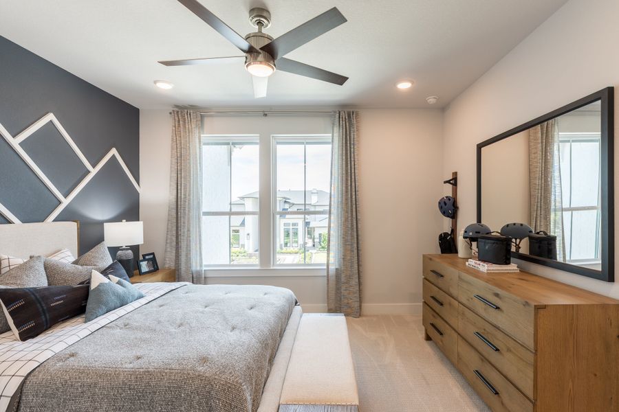 Furnished interior view inside a new home in Evergrove, Richmond (Image 28).