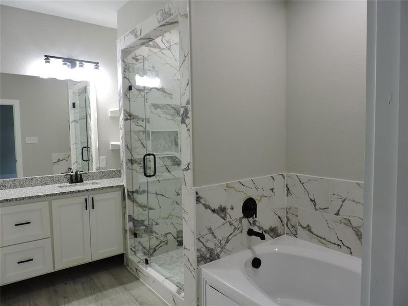 Furnished interior view inside a new home in , Gun Barrel City (Image 6). Furnished interior view inside a new home in , Gun Barrel City (Image 6).