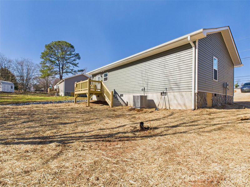 Exterior details and patio area of a home in , Connelly Springs (Image 16).