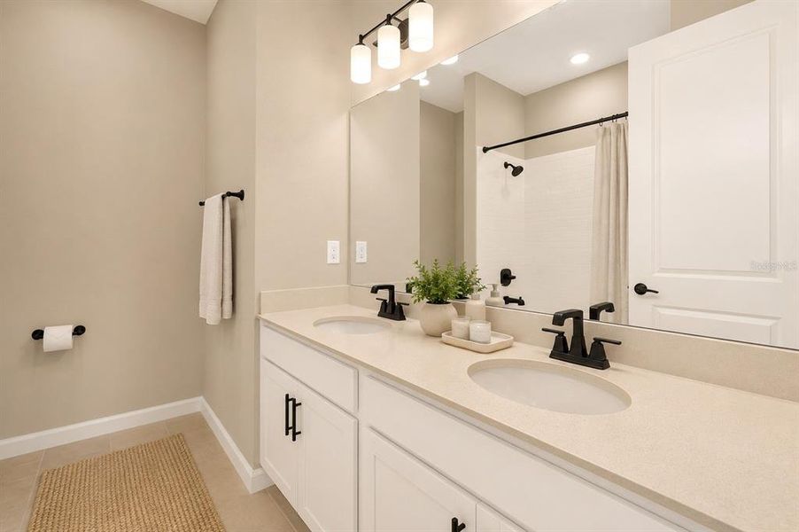 Furnished interior view inside a new home in Seasons at Lakeside Forest, Tavares (Image 27).