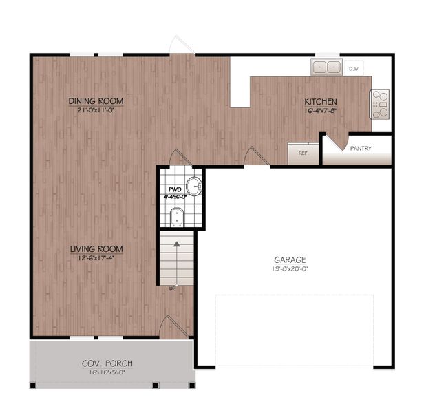 2D floor plan layout of this home in , Holly Hill, SC (Image 2). 2D floor plan layout of this home in , Holly Hill, SC (Image 2).