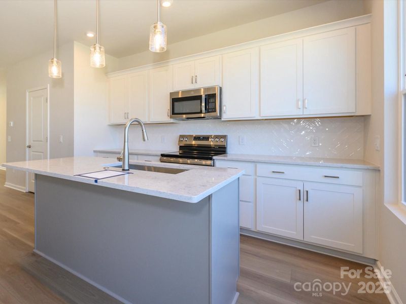 More than enough storage throughout the kitchen.