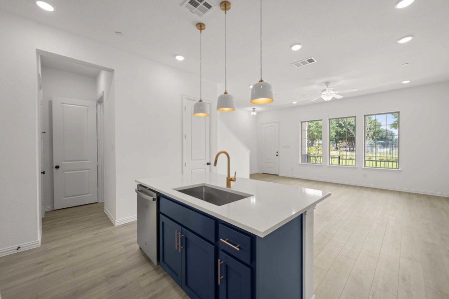 Open Kitchen-Living-Dining Room Open Kitchen-Living-Dining Room