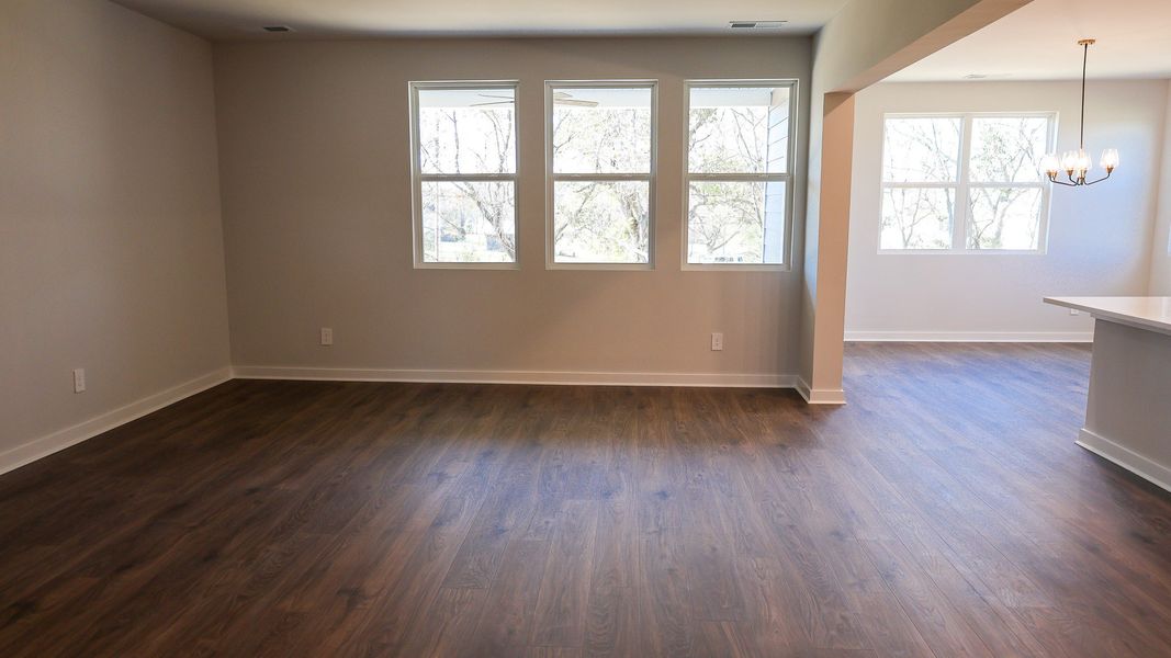 Representative unfurnished interior of a home built from the STONEBROOK II by D.R. Horton in Harvest Point, Spring Hill (Image 36).