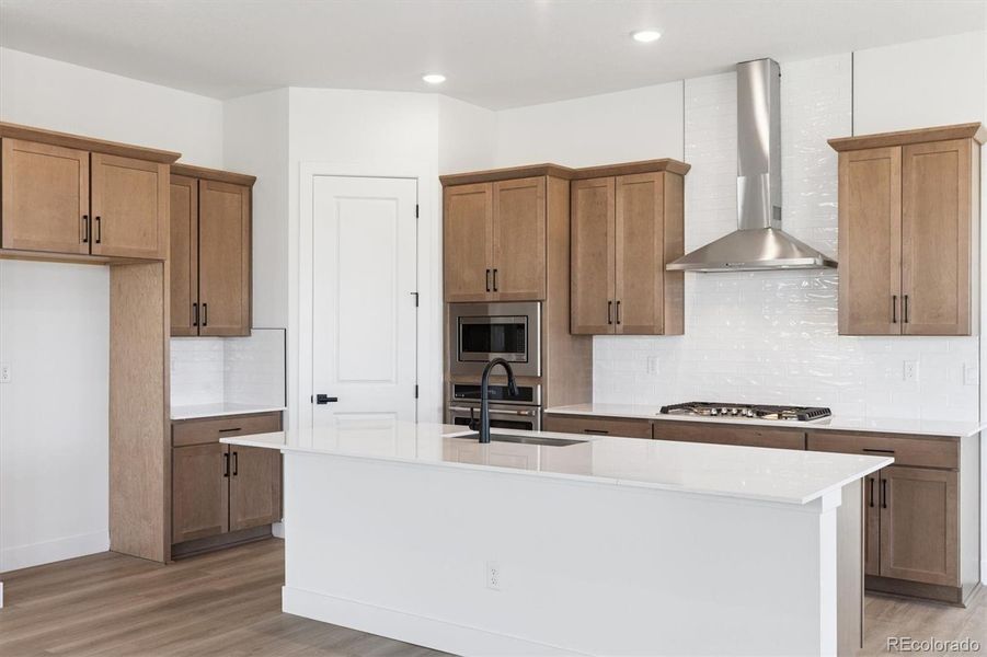 Furnished interior view inside a new home in , Littleton (Image 12).