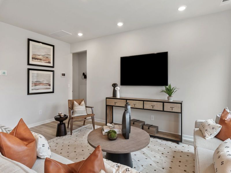 Furnished interior view inside a new home in Harper Landing, Stanley (Image 8).
