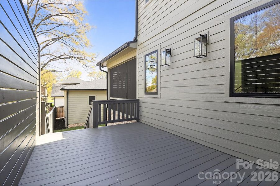 Exterior details and patio area of a home in , Charlotte (Image 3).