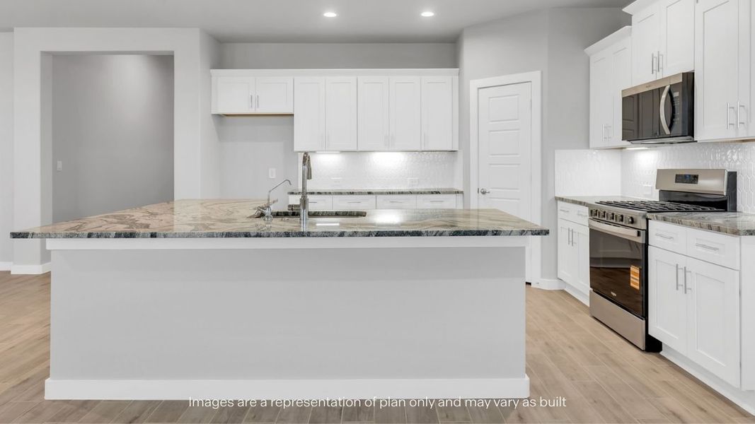 Furnished interior view inside a new home in Homestead at Parks Bell Ranch, Odessa (Image 7).