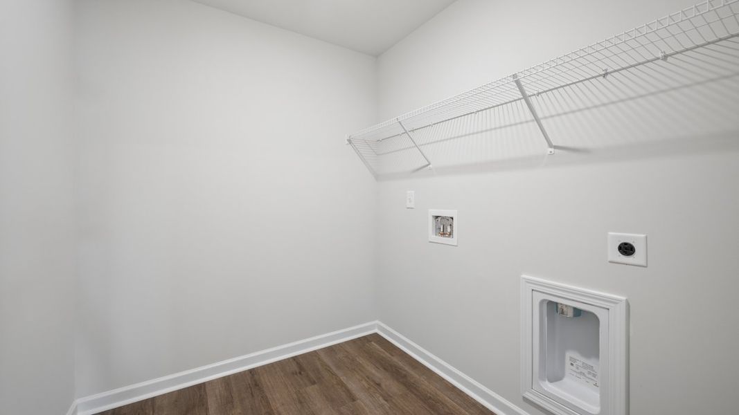 Representative unfurnished interior of a home built from the Elle by D.R. Horton in Wrenfield at Chanticleer, North Augusta (Image 23).